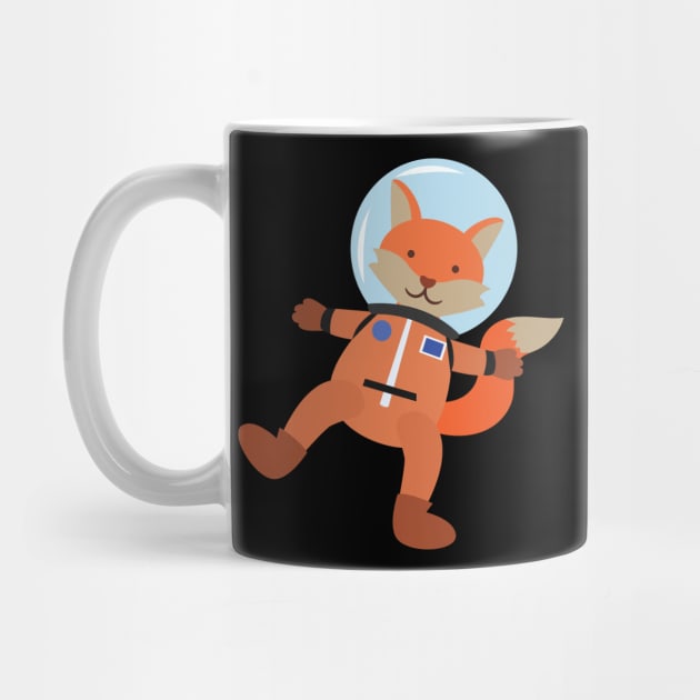 Fox in space suit by holidaystore